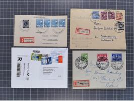 1834/2000 (ca.), Sammlung mit hunderten von Briefen und Karten ab Vorphila mit vielen besseren Einzel- und Mehrfachfrankature