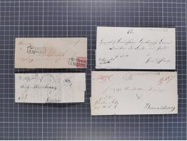 1834/2000 (ca.), Sammlung mit hunderten von Briefen und Karten ab Vorphila mit vielen besseren Einzel- und Mehrfachfrankature