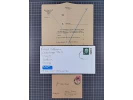 1834/2000 (ca.), Sammlung mit hunderten von Briefen und Karten ab Vorphila mit vielen besseren Einzel- und Mehrfachfrankature