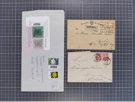 1834/2000 (ca.), Sammlung mit hunderten von Briefen und Karten ab Vorphila mit vielen besseren Einzel- und Mehrfachfrankature