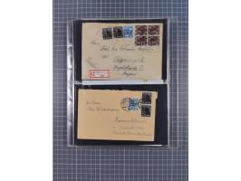 1834/2000 (ca.), Sammlung mit hunderten von Briefen und Karten ab Vorphila mit vielen besseren Einzel- und Mehrfachfrankature