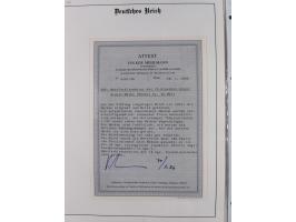 REICHSPOST-VORLÄUFER, ausstellungsmäßig aufgezogene Spezialsammlung von rund 120 Belegen und einigen losen Marken, Einheiten 