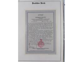 REICHSPOST-VORLÄUFER, ausstellungsmäßig aufgezogene Spezialsammlung von rund 120 Belegen und einigen losen Marken, Einheiten 