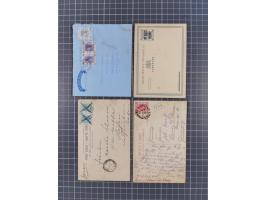 1891/2024 (ca.), hundreds of covers and cards with an abundance of interesting usages, many before the 1950s, noted early pos