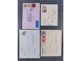 1891/2024 (ca.), hundreds of covers and cards with an abundance of interesting usages, many before the 1950s, noted early pos