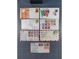 1937/2025 (ca.), Macau and taiwan accumulation of covers, noted a group of 1937 First Flights Macau-USA, etc., mostly in good