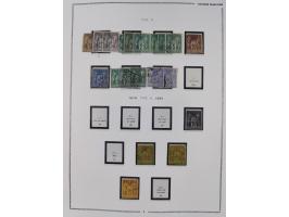 1872/1946 (ca.), mint never hinged/unused and used collection, incl. Forerunners and General Issues, with some duplicates, mu