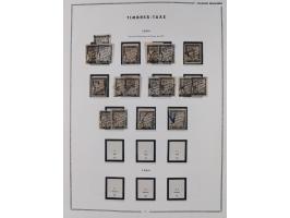 1872/1946 (ca.), mint never hinged/unused and used collection, incl. Forerunners and General Issues, with some duplicates, mu