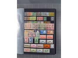 1872/1946 (ca.), mint never hinged/unused and used collection, incl. Forerunners and General Issues, with some duplicates, mu