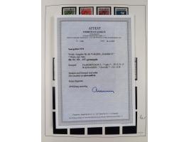 1920/59, ungebrauchte (teils postfrische) und gestempelte Sammlung, dabei u.a. Mi. 151-57 mit neuem Attest Geigle BPP und seh