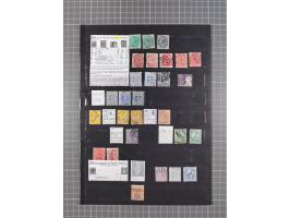 1851/1910, Collection on eight self made album leaves, mostly used, starting imperf issues with duplicates, specialized with 