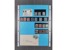 1851/1910, Collection on eight self made album leaves, mostly used, starting imperf issues with duplicates, specialized with 