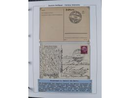 1923/39, Sammlung “DSP HAMBURG-SÜDAMERIKA” mit ca. 60 Briefen, Karten und GSK sowie 2 Menükarten und einige, meist ungebrauch