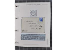 1923/39, Sammlung “DSP HAMBURG-SÜDAMERIKA” mit ca. 60 Briefen, Karten und GSK sowie 2 Menükarten und einige, meist ungebrauch