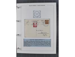 1923/39, Sammlung “DSP HAMBURG-SÜDAMERIKA” mit ca. 60 Briefen, Karten und GSK sowie 2 Menükarten und einige, meist ungebrauch