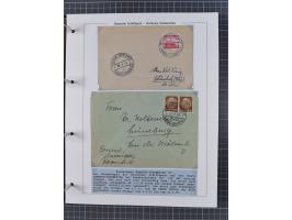 1923/39, Sammlung “DSP HAMBURG-SÜDAMERIKA” mit ca. 60 Briefen, Karten und GSK sowie 2 Menükarten und einige, meist ungebrauch