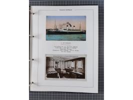 1923/39, Sammlung “DSP HAMBURG-SÜDAMERIKA” mit ca. 60 Briefen, Karten und GSK sowie 2 Menükarten und einige, meist ungebrauch