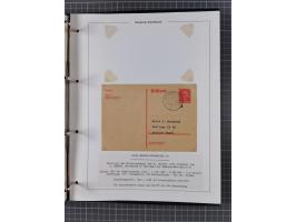 1923/39, Sammlung “DSP HAMBURG-SÜDAMERIKA” mit ca. 60 Briefen, Karten und GSK sowie 2 Menükarten und einige, meist ungebrauch