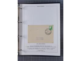 1923/39, Sammlung “DSP HAMBURG-SÜDAMERIKA” mit ca. 60 Briefen, Karten und GSK sowie 2 Menükarten und einige, meist ungebrauch