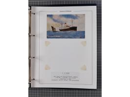 1923/39, Sammlung “DSP HAMBURG-SÜDAMERIKA” mit ca. 60 Briefen, Karten und GSK sowie 2 Menükarten und einige, meist ungebrauch