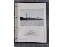 1923/39, Sammlung “DSP HAMBURG-SÜDAMERIKA” mit ca. 60 Briefen, Karten und GSK sowie 2 Menükarten und einige, meist ungebrauch