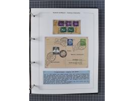 1923/39, Sammlung “DSP HAMBURG-SÜDAMERIKA” mit ca. 60 Briefen, Karten und GSK sowie 2 Menükarten und einige, meist ungebrauch