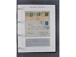 1923/39, Sammlung “DSP HAMBURG-SÜDAMERIKA” mit ca. 60 Briefen, Karten und GSK sowie 2 Menükarten und einige, meist ungebrauch