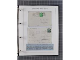 1923/39, Sammlung “DSP HAMBURG-SÜDAMERIKA” mit ca. 60 Briefen, Karten und GSK sowie 2 Menükarten und einige, meist ungebrauch