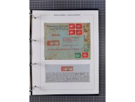 1923/39, Sammlung “DSP HAMBURG-SÜDAMERIKA” mit ca. 60 Briefen, Karten und GSK sowie 2 Menükarten und einige, meist ungebrauch