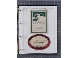 1923/39, Sammlung “DSP HAMBURG-SÜDAMERIKA” mit ca. 60 Briefen, Karten und GSK sowie 2 Menükarten und einige, meist ungebrauch