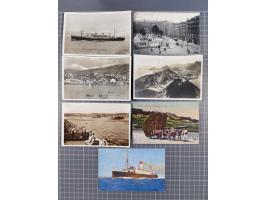 1923/39, Sammlung “DSP HAMBURG-SÜDAMERIKA” mit ca. 60 Briefen, Karten und GSK sowie 2 Menükarten und einige, meist ungebrauch