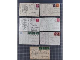 1923/39, Sammlung “DSP HAMBURG-SÜDAMERIKA” mit ca. 60 Briefen, Karten und GSK sowie 2 Menükarten und einige, meist ungebrauch