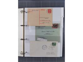 1927/36, kleine Sammlung “DSP LINIE HAMBURG-WESTAFRIKA” mit Unterscheidungsbuchstaben “A” bis “F” bzw. “a” bis “c” mit 20 Bri