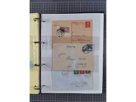 1927/36, kleine Sammlung “DSP LINIE HAMBURG-WESTAFRIKA” mit Unterscheidungsbuchstaben “A” bis “F” bzw. “a” bis “c” mit 20 Bri