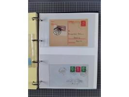 1927/36, kleine Sammlung “DSP LINIE HAMBURG-WESTAFRIKA” mit Unterscheidungsbuchstaben “A” bis “F” bzw. “a” bis “c” mit 20 Bri