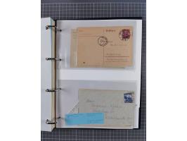 1927/36, kleine Sammlung “DSP LINIE HAMBURG-WESTAFRIKA” mit Unterscheidungsbuchstaben “A” bis “F” bzw. “a” bis “c” mit 20 Bri