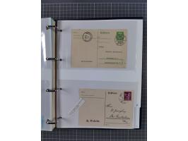 1927/36, kleine Sammlung “DSP LINIE HAMBURG-WESTAFRIKA” mit Unterscheidungsbuchstaben “A” bis “F” bzw. “a” bis “c” mit 20 Bri