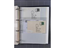 1927/36, kleine Sammlung “DSP LINIE HAMBURG-WESTAFRIKA” mit Unterscheidungsbuchstaben “A” bis “F” bzw. “a” bis “c” mit 20 Bri