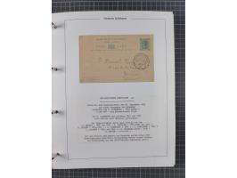 1891/1935, Sammlung “OST-ASIATISCHE HAUPTLINIE” bzw. “OST ASIATISCHE LINIE” mit über 90 Briefen, Karten und Ganzsachen. Dabei