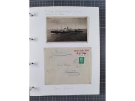 1891/1935, Sammlung “OST-ASIATISCHE HAUPTLINIE” bzw. “OST ASIATISCHE LINIE” mit über 90 Briefen, Karten und Ganzsachen. Dabei