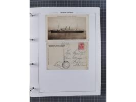 1891/1935, Sammlung “OST-ASIATISCHE HAUPTLINIE” bzw. “OST ASIATISCHE LINIE” mit über 90 Briefen, Karten und Ganzsachen. Dabei