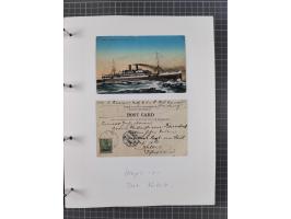 1891/1935, Sammlung “OST-ASIATISCHE HAUPTLINIE” bzw. “OST ASIATISCHE LINIE” mit über 90 Briefen, Karten und Ganzsachen. Dabei