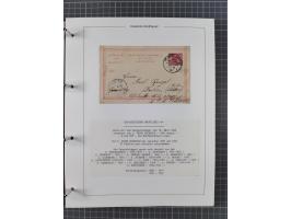 1891/1935, Sammlung “OST-ASIATISCHE HAUPTLINIE” bzw. “OST ASIATISCHE LINIE” mit über 90 Briefen, Karten und Ganzsachen. Dabei