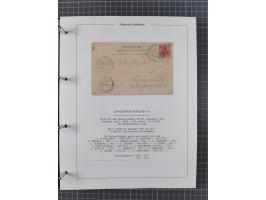 1891/1935, Sammlung “OST-ASIATISCHE HAUPTLINIE” bzw. “OST ASIATISCHE LINIE” mit über 90 Briefen, Karten und Ganzsachen. Dabei