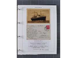 1891/1935, Sammlung “OST-ASIATISCHE HAUPTLINIE” bzw. “OST ASIATISCHE LINIE” mit über 90 Briefen, Karten und Ganzsachen. Dabei