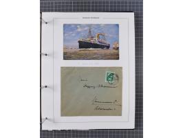 1891/1935, Sammlung “OST-ASIATISCHE HAUPTLINIE” bzw. “OST ASIATISCHE LINIE” mit über 90 Briefen, Karten und Ganzsachen. Dabei