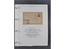 1891/1935, Sammlung “OST-ASIATISCHE HAUPTLINIE” bzw. “OST ASIATISCHE LINIE” mit über 90 Briefen, Karten und Ganzsachen. Dabei