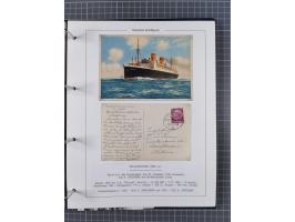 1891/1935, Sammlung “OST-ASIATISCHE HAUPTLINIE” bzw. “OST ASIATISCHE LINIE” mit über 90 Briefen, Karten und Ganzsachen. Dabei