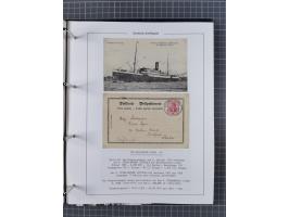 1891/1935, Sammlung “OST-ASIATISCHE HAUPTLINIE” bzw. “OST ASIATISCHE LINIE” mit über 90 Briefen, Karten und Ganzsachen. Dabei