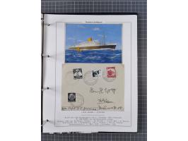 1891/1935, Sammlung “OST-ASIATISCHE HAUPTLINIE” bzw. “OST ASIATISCHE LINIE” mit über 90 Briefen, Karten und Ganzsachen. Dabei